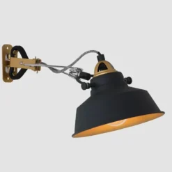 Mexlite Wandlamp nove - zwart - 36x14 cm