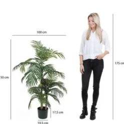 Mica Decorations Areca palm kunstplant Groen