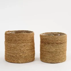 Mica Decorations Atlantic Mand voor Planten Set van 2