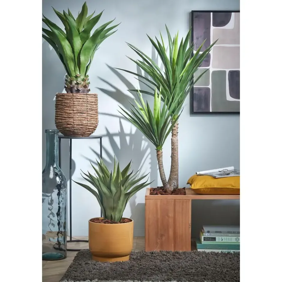 Mica Decorations Avalon Mand voor Planten - H31 x Ø30 cm - Lichtbruin