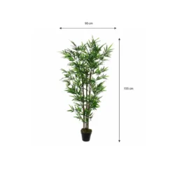Mica Decorations Bamboe Kunstplant - H150 x Ø85 cm