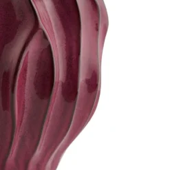Mica Decorations Bloemenvaas Thom - bordeaux rood - 30 x 20 cm