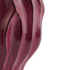 Mica Decorations Bloemenvaas Thom - bordeaux rood - 35 x 22 cm