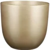 Mica Decorations Bloempot - goud - keramiek - 31 x 28 cm