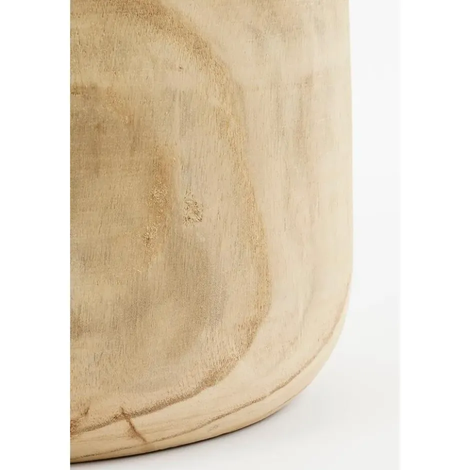Mica Decorations Bloempot - hout - voor binnen en buiten - 31 cm