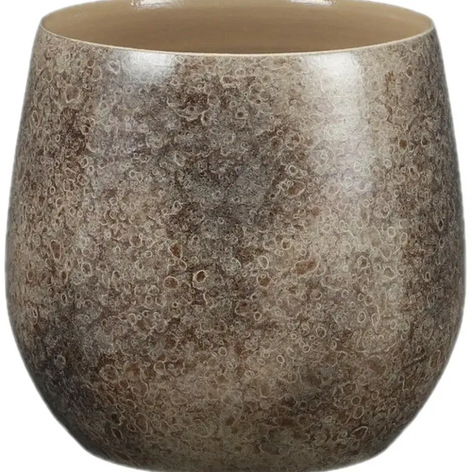 Mica Decorations Bloempot - Terracotta - bruin - 24 x 22 cm