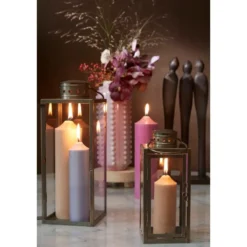 Mica Decorations Boaz Vaas - H30 x Ø11 cm - Keramiek - Roze