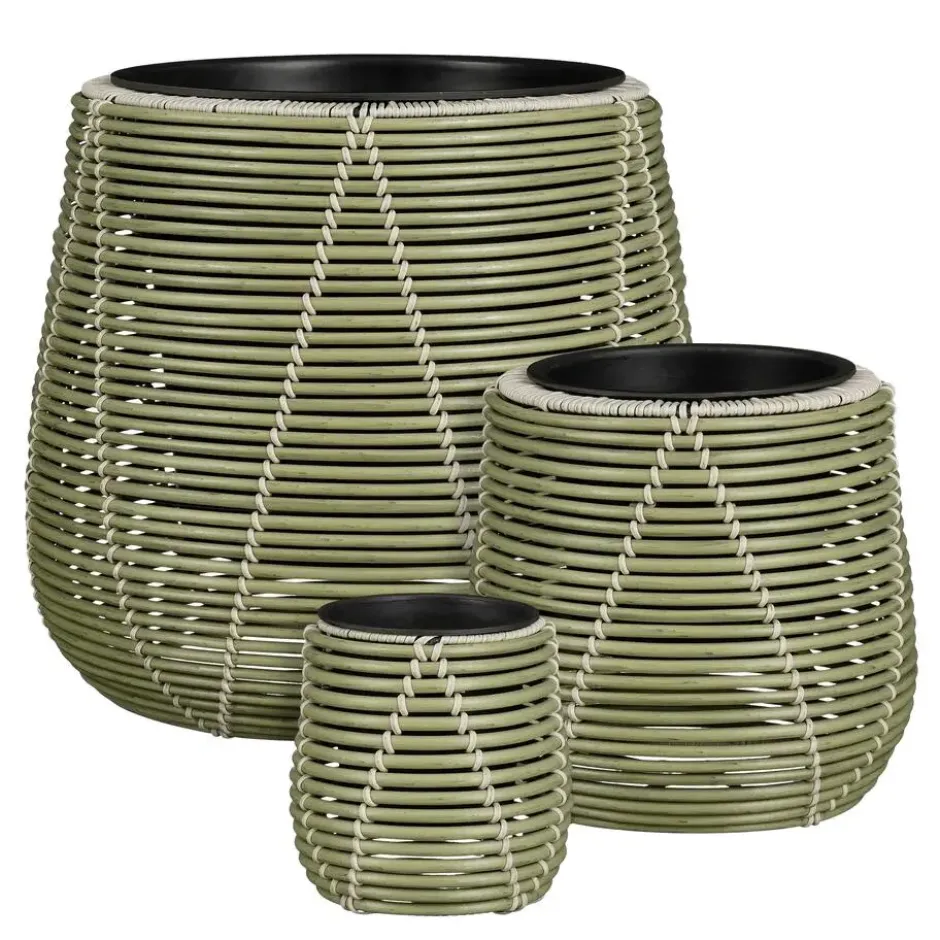 Mica Decorations Cancun – Set van 3 – Lichtgroen