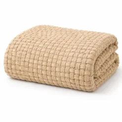 Mica Decorations Cosenza Deken 180 x 130 cm Beige