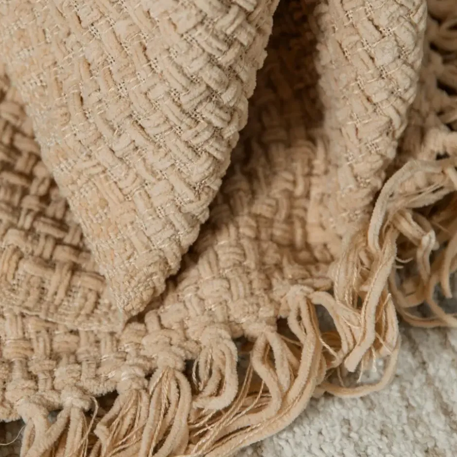 Mica Decorations Cosenza Deken 180 x 130 cm Beige