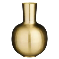 Mica Decorations Dara Vaas - H42 x Ø28 cm - Metaal - Goud