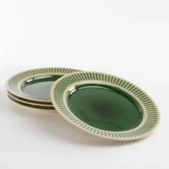 Mica Decorations Elice Dinerbord - Ø27 cm - Keramiek - Groen