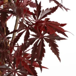 Mica Decorations Esdoorn kunstplant - H140 x Ø80 cm - rood