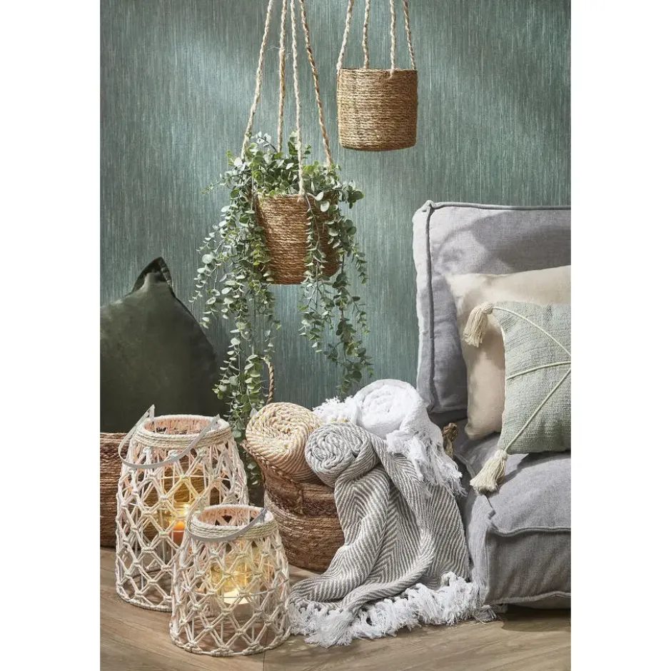 Mica Decorations Eucalyptus Kunst Hangplant - H93 cm - Groen