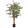 Mica Decorations Ficus Kunstplant - H110 x Ø60 cm - Bont