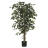 Mica Decorations Ficus Kunstplant - H135 x Ø75 cm - groen