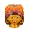 Mica Decorations Funny pot oranje - l20xb20xh22cm