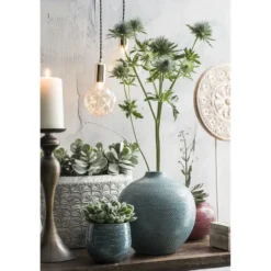 Mica Decorations Gabriel bloempot Blauw