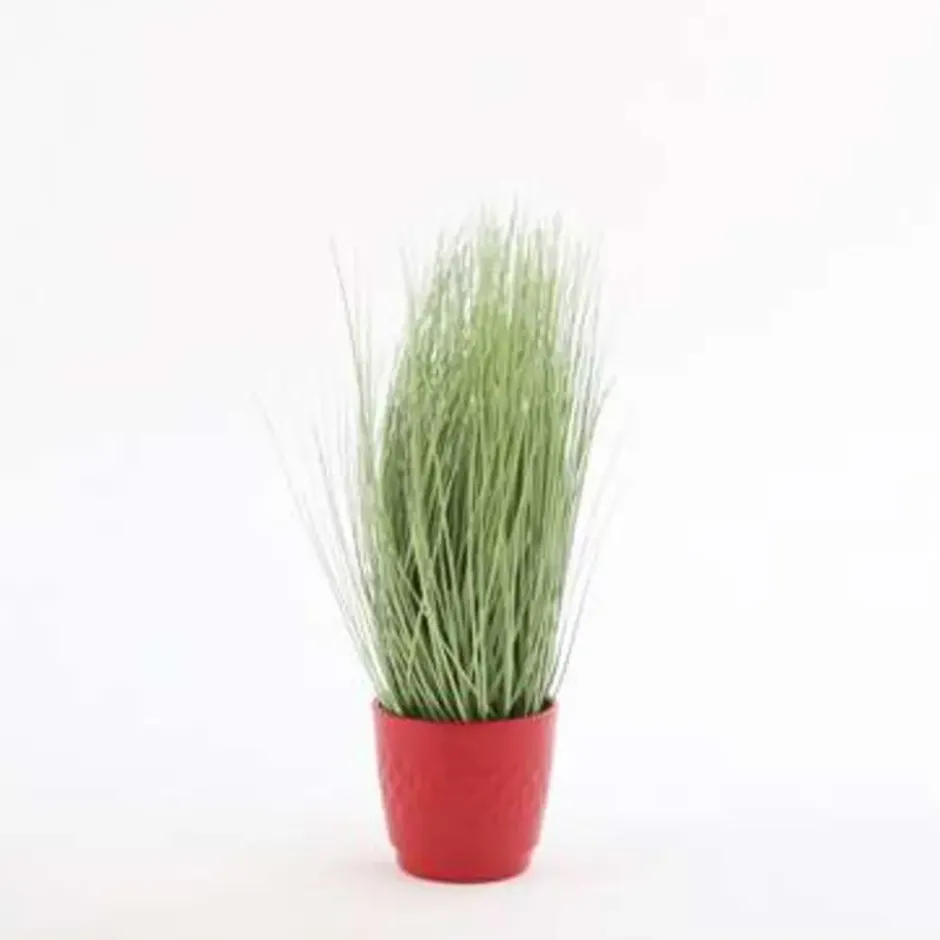 Mica Decorations Gras Kunstplant - H68 cm - Groen