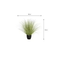 Mica Decorations Gras Kunstplant - H68 cm - Groen
