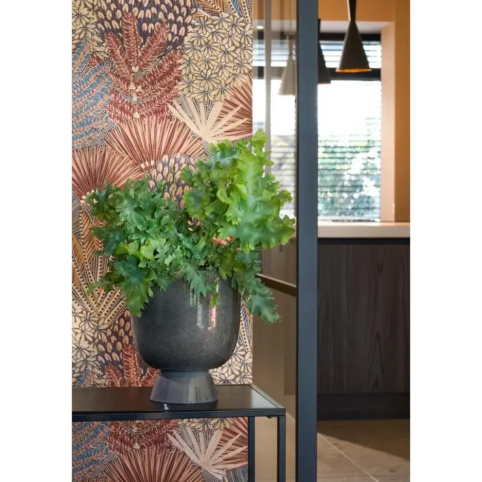 Mica Decorations James Bloempot op Standaard - H22 x Ø19 cm - Metaal