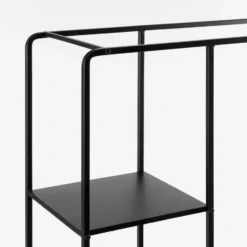 Mica Decorations Jules Open kast - L76 x B30 x H178 cm - Zwart