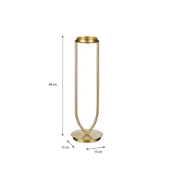 Mica Decorations Kandelaar goud - l15xb15xh48cm
