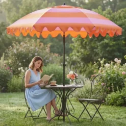 Mica Decorations Kantelbare Parasol 238 x Ø197 cm