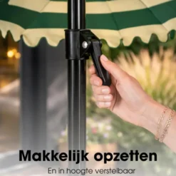 Mica Decorations Kantelbare Parasol 238 x Ø195 cm