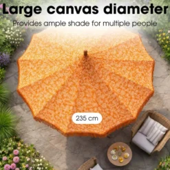 Mica Decorations Kelly Parasol met Draagtas 238 x Ø235 cm
