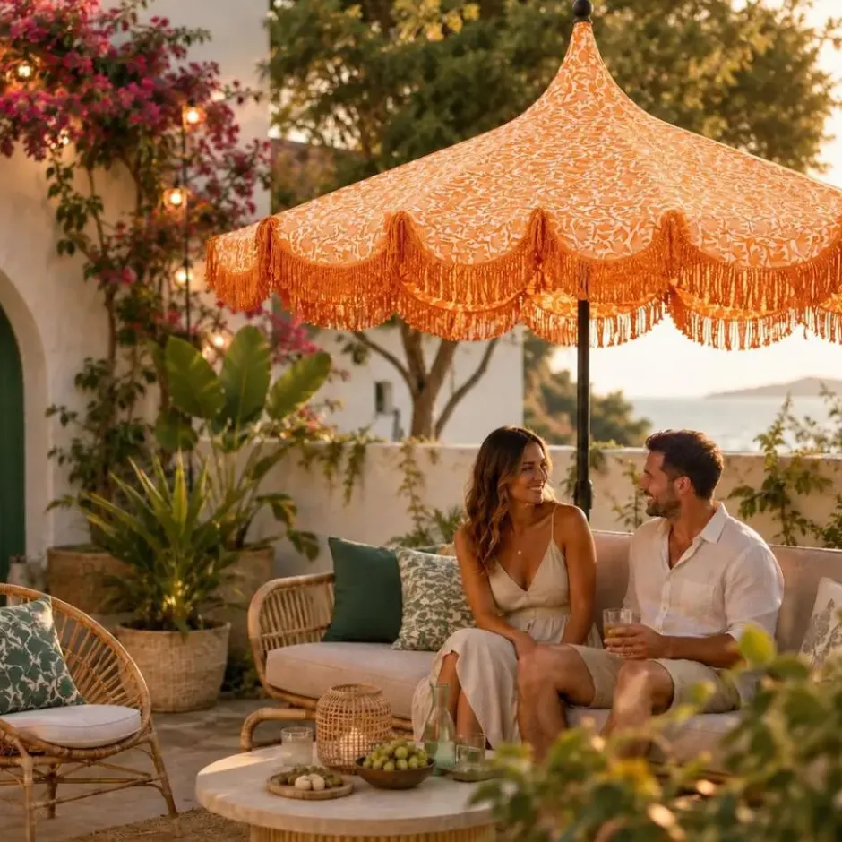 Mica Decorations Kelly Parasol met Draagtas 238 x Ø235 cm