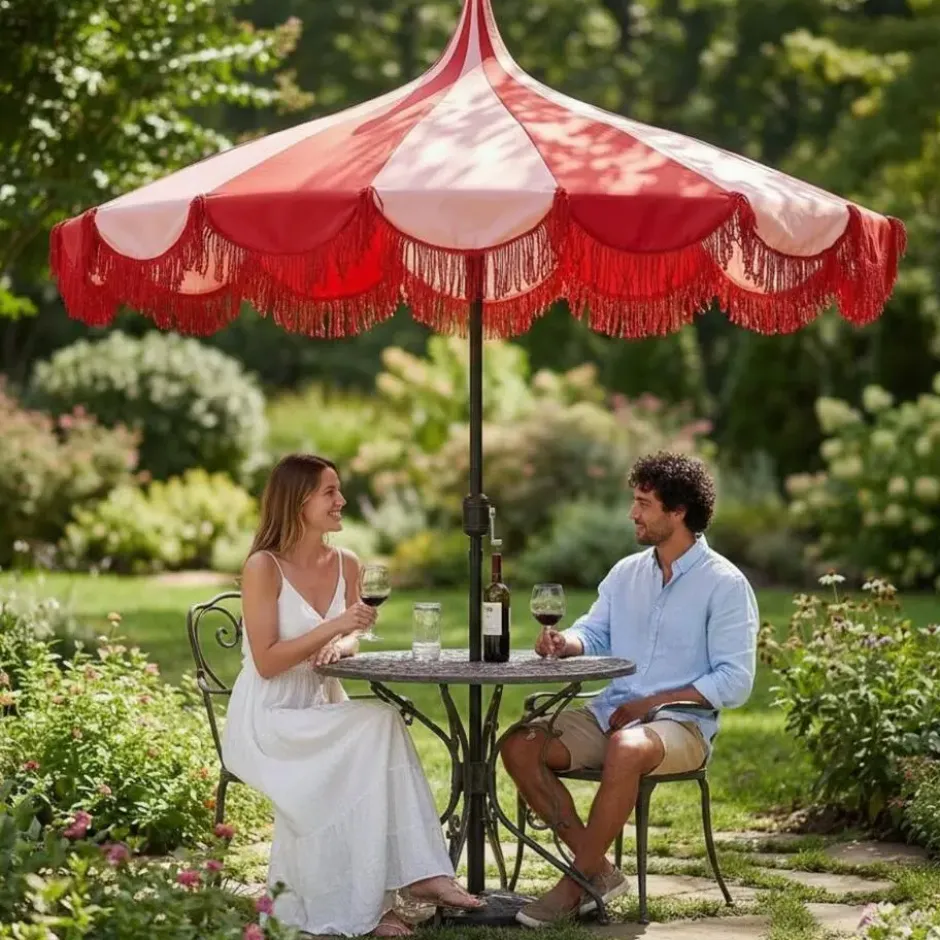 Mica Decorations Kim Parasol met Draagtas 238 x Ø235 cm