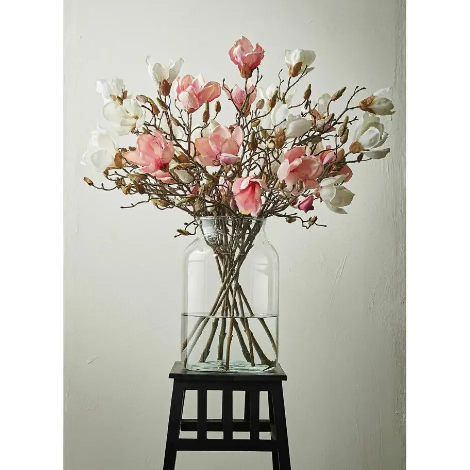 Mica Decorations Kunstbloemen Magnolia takken - 90 cm - wit