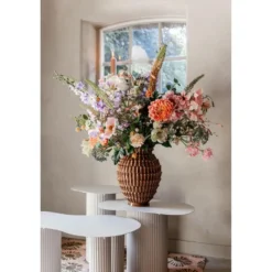 Mica Decorations Kunstbloem Bloesem Floral - H106 cm - roze