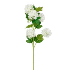 Mica Decorations Kunstbloem Viburnum Floristic - H77 cm - wit