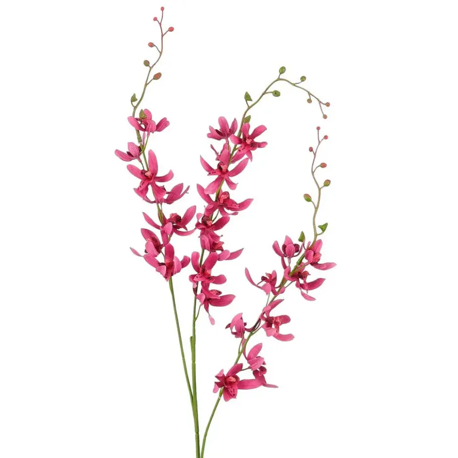 Mica Decorations Kunstbloem Orchidee Floristic - H95 cm - roze