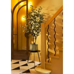 Mica Decorations Kunstplant Eucalyptusboom in Pot - H95 x Ø35 cm