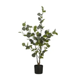 Mica Decorations Kunstplant Eucalyptusboom in Pot - H95 x Ø35 cm