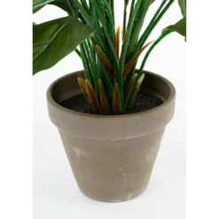 Mica Decorations Kunstplant - spathiphyllum lepelplant - wit - 50 cm