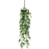 Mica Decorations Kunsttak - bamboe - plant - hangend - 76 x 20 cm