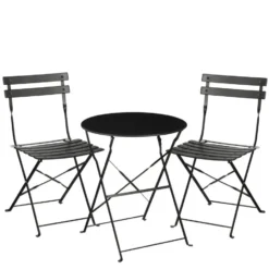 Mica Decorations Laurence Bistroset - Set van 3 - Metaal - Zwart