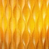 Mica Decorations LED stompkaarsen - 3x st- goud -10/12.5/15 cm
