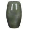 Mica Decorations Lester Vaas - H50 x Ø30 cm - Terracotta - Groen