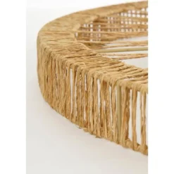 Mica Decorations Ludy Wandspiegel - H5 x Ø70 cm - Jute - Lichtbruin