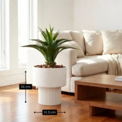 Mica Decorations Lux Bloempot – Off-white