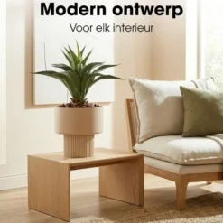 Mica Decorations Lux Bloempot – Lichtbruin