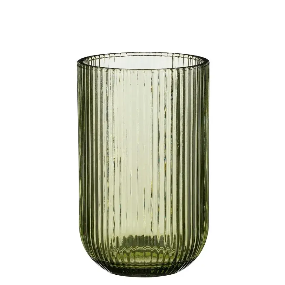 Mica Decorations Merlot Drinkglas - Set van 6 - 400 ml - Lichtgroen