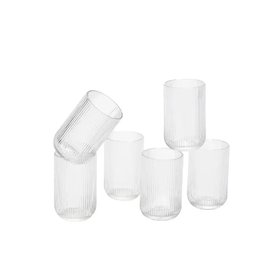 Mica Decorations Merlot Drinkglas - Set van 6 - 400 ml - Transparant
