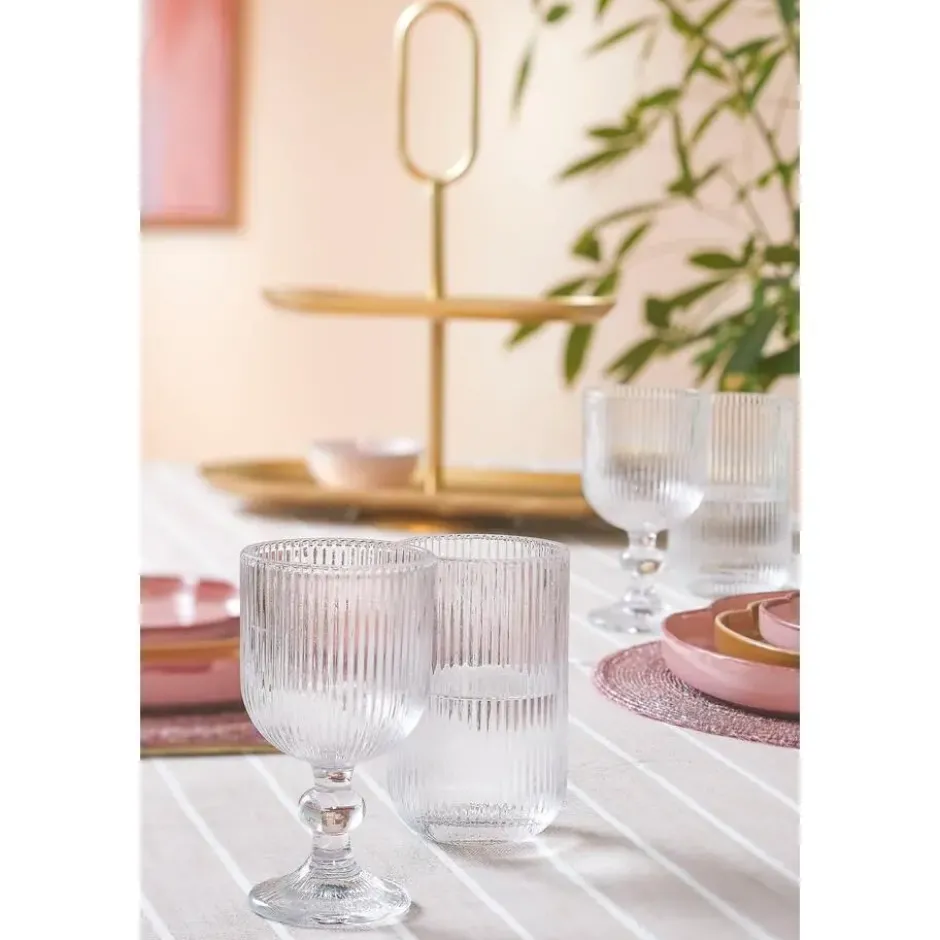 Mica Decorations Merlot Drinkglas - Set van 6 - 400 ml - Transparant