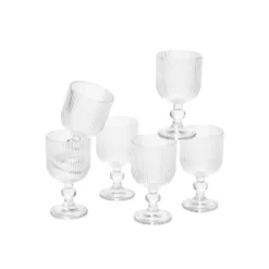 Mica Decorations Merlot Wijnglas - Set van 6 - 250 ml - Transparant